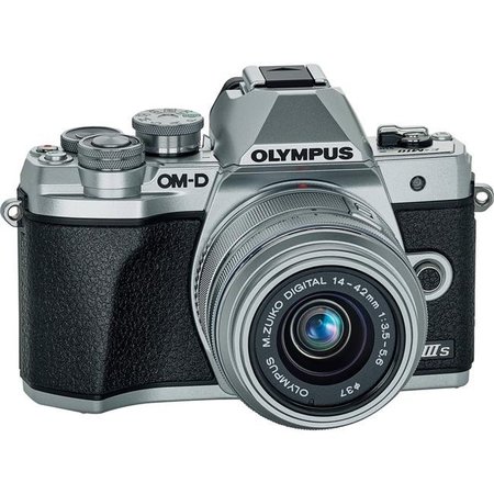 Olympus Olympus V207111SU000 Mark III Mirrorless Digital Camera with 14-42mm II R Lens - Silver V207111SU000